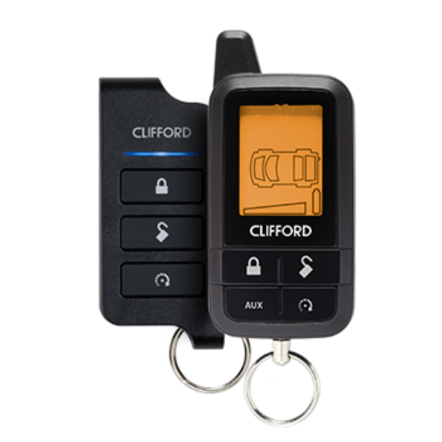 CLIFFORD 2-WAY LCD REMOTE START & SECURITY SYSTEM - 5305X main image